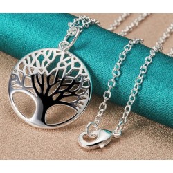 Collar de Plata Arbol de la vida