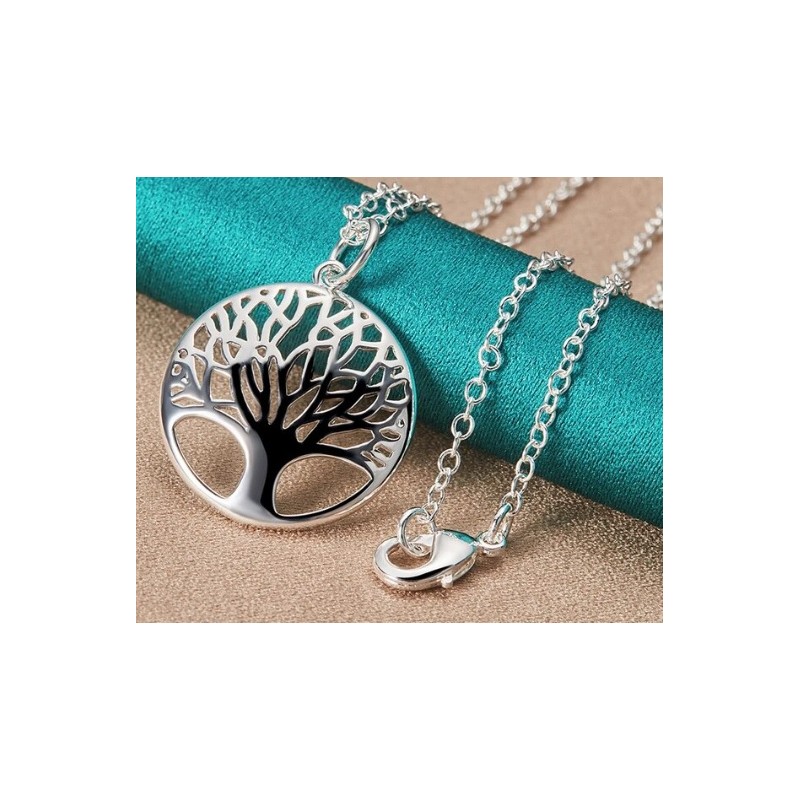Collar de Plata Arbol de la vida