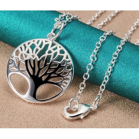 Collar de Plata Arbol de la vida