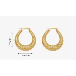 Joyas de Acero para Mujer. Pendientes aretes Acero Inoxidable