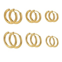 Pendientes Aro Acero Inoxidable