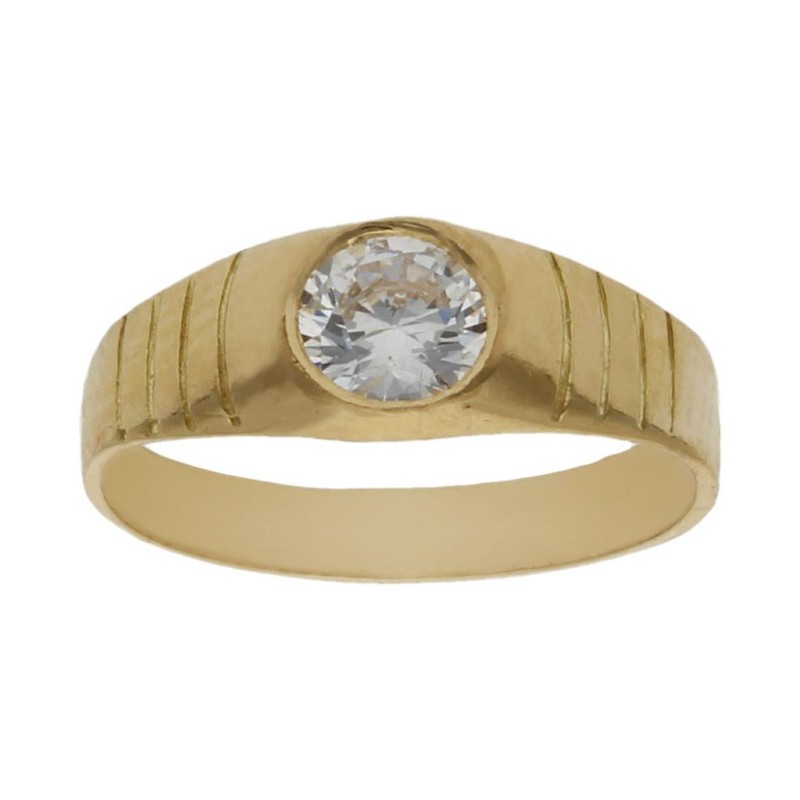 Solitario Oro 18KL Bebe