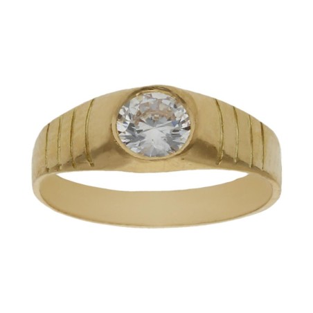 Solitario Oro 18KL Bebe