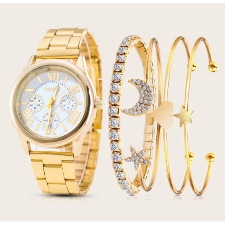 reloj dorado mujer barato