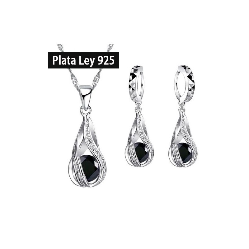 Pendientes elegantes plata