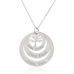 Gargantilla Oro blanco 18k...