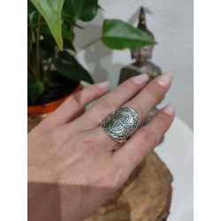 Anillo Bohemio ancho Bisutería Online