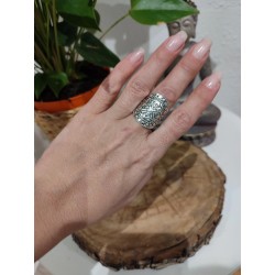 Anillo Bohemio ancho Bisutería Online
