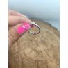 Anillo Stitch en Plata de Ley ajustable para niñas o mujeres.