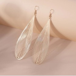 Pendientes Bohemios Dorados Bisuteria Artesanal