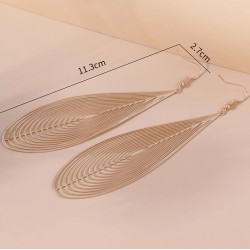 Pendientes Bohemios Dorados Bisuteria Artesanal